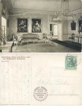 Dresden Große Kunstausstellung 1908  Zopfzimmer o 18.9.1908