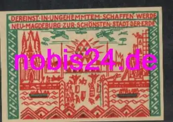 Magdeburg Notgeld 50 Pfennige 1921