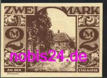 Paderborn Notgeld 2 Mark 1921