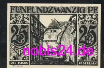 Paderborn Notgeld 25 Pfennige 1921