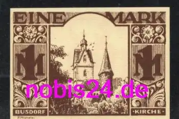 Paderborn Notgeld 1 Mark 1921