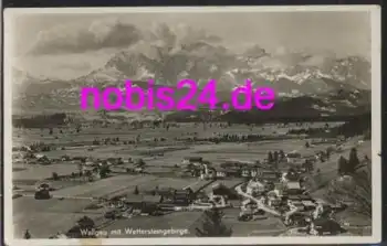 82499 Wallga mit Wettersteingebirge *ca.1930