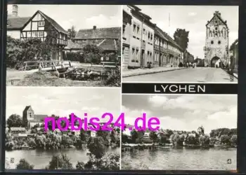 17279 Lychen Stargarder Tor Kirche o 27.8.1985