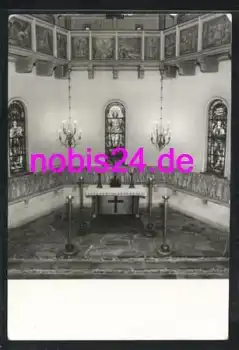 08519 Mauersberg Kreuzkapelle Altar o 26.8.1991