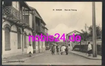 Senegal Dakar  Rue de Thiong *ca.1910