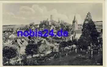 07356 Bad Lobenstein vom Friedhof o 1950