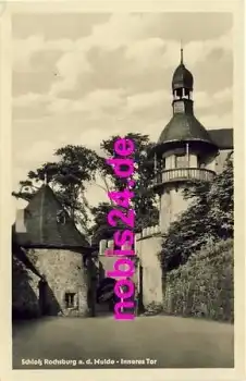 09328 Rochsburg Schloss Toreinfahrt *ca.1956