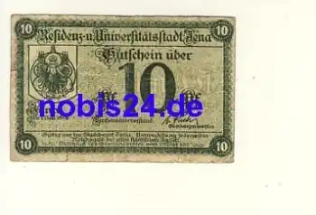 07749 Jena Notgeld 10 Pfennige 1921