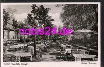 Reydt Mönchengladbach Schloss Restaurant Garten o 5.7.1963