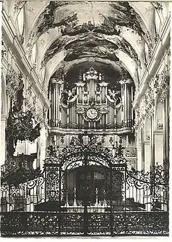 63916 Amorbach Abteikirche Orgel * ca. 1970