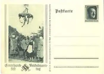 Reichsbauerntag Erntedankfest 1937 Ganzsache * ca. 1937
