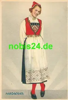 Hardanger  Norwegen Tracht *ca. 1940