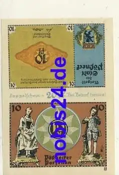 07381 Pößneck Notgeld 20 Pfennige um 1920