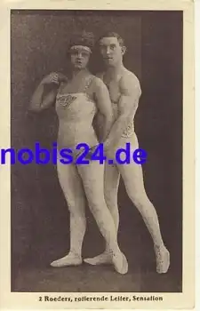 Roeders rotierende Leiter Zirkus Artisten  *ca.1930