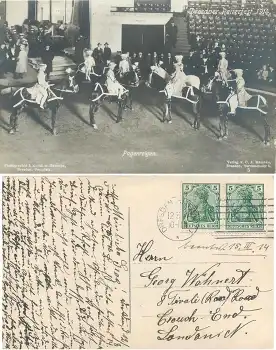 Dresden Reiterfest 1914 Pagenreigen o 12.3.1914