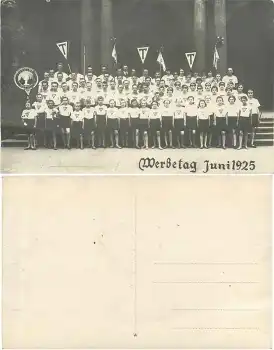 Dresden Turnlust Dresden Werbetag Juni 1925  vor dem Rathaus