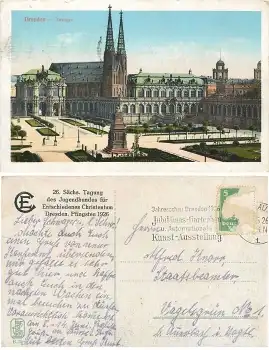 Dresden 26. Sächsische Tagung des Jugendbundes für Entschiedenes Christentum Pfingsten 1926