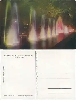 Dresden Internationale Hygiene Ausstellung 1930 Offizielle Karte No.44