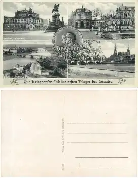 Dresden 3. Sächsischer Frontsoldaten- und Kriegsopfer Ehrentag 8. - 9.5.1937