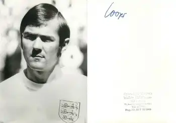 Twerry Cooper Fussballspieler Leeds United Echtfoto 18 x 13 cm um 1970