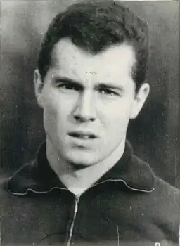 Franz Beckenbauer Fussballspieler FC BAyern München Echtfoto 18 x 13 cm um 1965