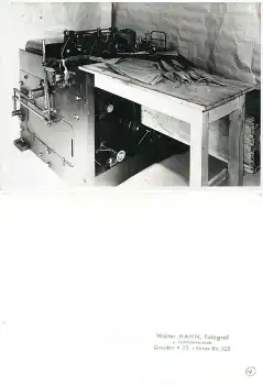 Beutelmaschien Spezima Spezialmaschinenfabrik Dresden Hahn Großfoto 18  x 13 cm  um 1960