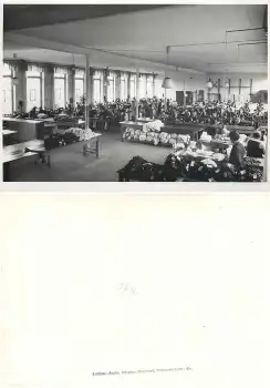 Hohenstein-Ernstthal Weberei Nähstube Großfoto 17,5  x 12,5 cm  um 1950