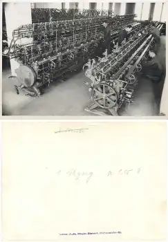 Hohenstein-Ernstthal Weberei Strickmaschine Reparatur  Großfoto 17,5  x 12,5 cm  um 1950