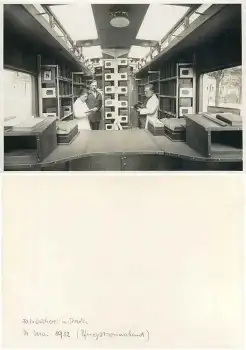 Dresden Fahrbücherei Innenansicht Großfoto 17,5  x 12,5 cm 14. Mai 1932