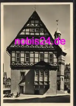 37671 Höxter Weser Rathausgiebel *ca.1965