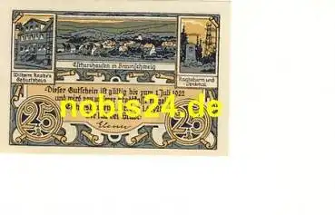 37632 Eschershausen Notgeld 25 Pfennige 1922