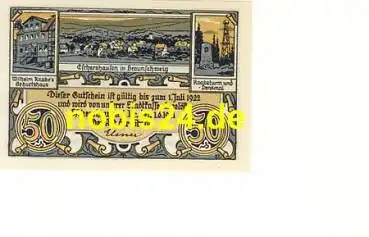 37632 Eschershausen Notgeld 50 Pfennige 1922