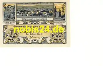 37632 Eschershausen Notgeld 25 Pfennige 1922