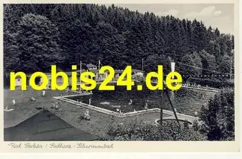37441 Bad Sachsa Südharz Schwimmbad *ca.1950