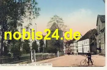 37235 Hessisch Lichtenau Turm Obertor o ca.1915