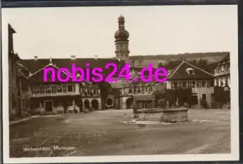 97990 Weikersheim Marktplatz Kirche *ca.1940