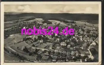 78112 St. Georgen Luftbildaufnahme o 13.8.1933