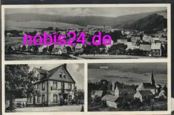 55758 Allenbach Gasthaus Schloss Kirche o ca.1935