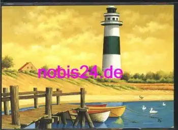 Kiel Leuchtturm Bücker Huk Förde *ca.1980