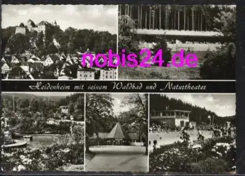 89500 Heidenheim Waldbad Theater o 25.8.1973