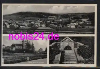 01877 Schmölln  Ehrenmal Kirche  *ca.1930