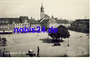 01877 Bischofswerda Marktplatz o 1954