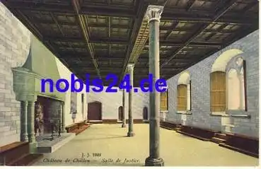 Chillon Schloss innen  *ca.1920