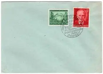 Deutsches Reich Michel 855 856 Peter Rosegger Sonderstempel Krieglach 31.7.1943