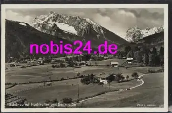 83471 Schönau mit Hochkalter Reiteralpe o 27.8.1933