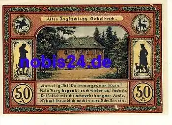 98693 Ilmenau Notgeld 50 Pfennige 1921