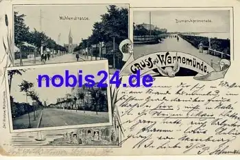 Warnemünde Mühlenstraße o 1900