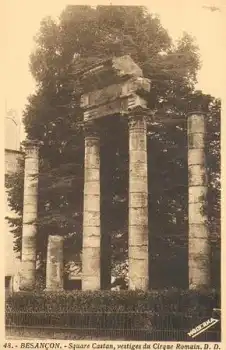 Besancon Square Castan vestiges du Cirque Ramain * ca. 1920