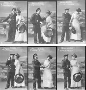 Matrosen 6er Serie 2804 "Matrosen-Abschied" o 1913