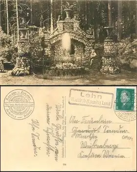 Lehn Neukirch (Lausitz) Land Landpoststempel auf AK Mönchwalder Berg o 10.7.1930